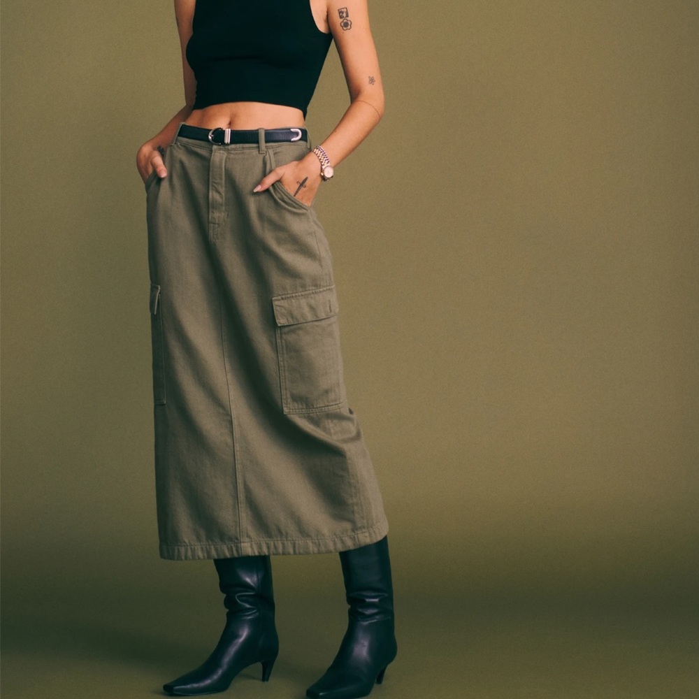 Brand new Maggi Cargo Midi Skirt